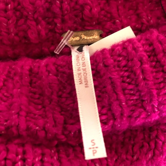 Free People Pink Cable Knit Sweater - Picture 7 of 7